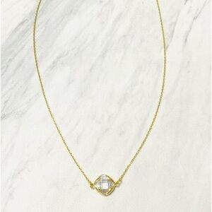 Anita K CZ Clover Necklace